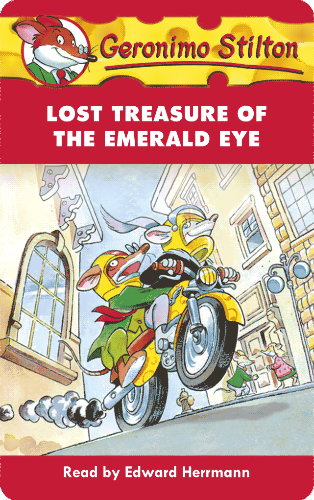 Geronimo Stilton: Book 1 Lost Treasure of the Emerald Eye - Audiobook Card