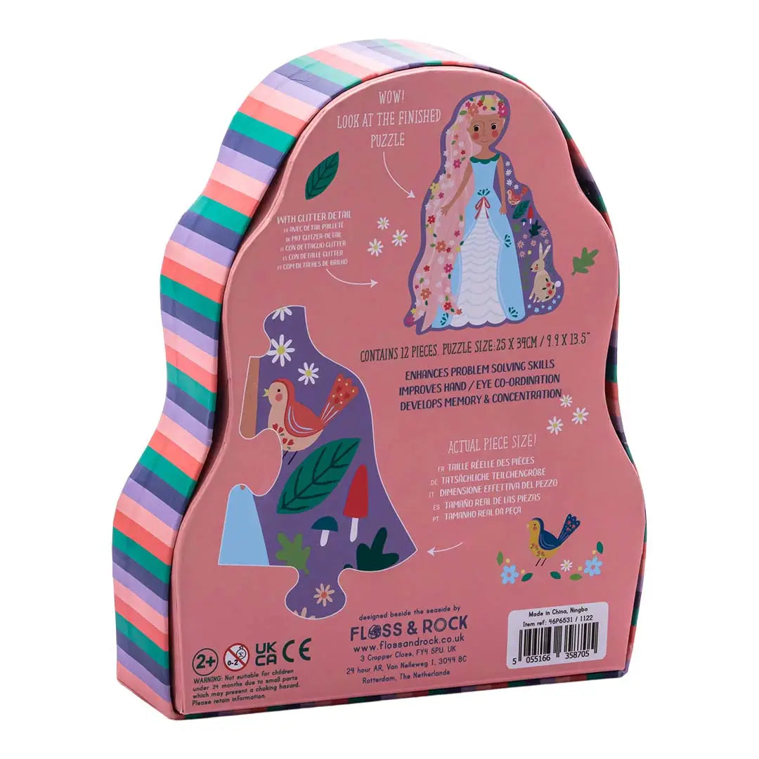 12 Piece Shaped Jigsaw in Shaped Box - Fairy Tale