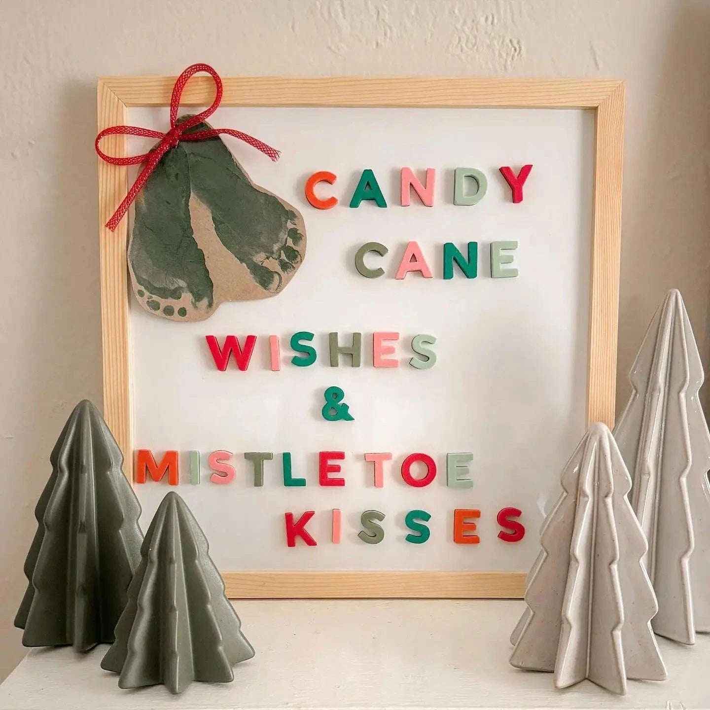 1" 200pc Joyful Holiday Rainbow Magnetic Letters The Type Set Co. Lil Tulips