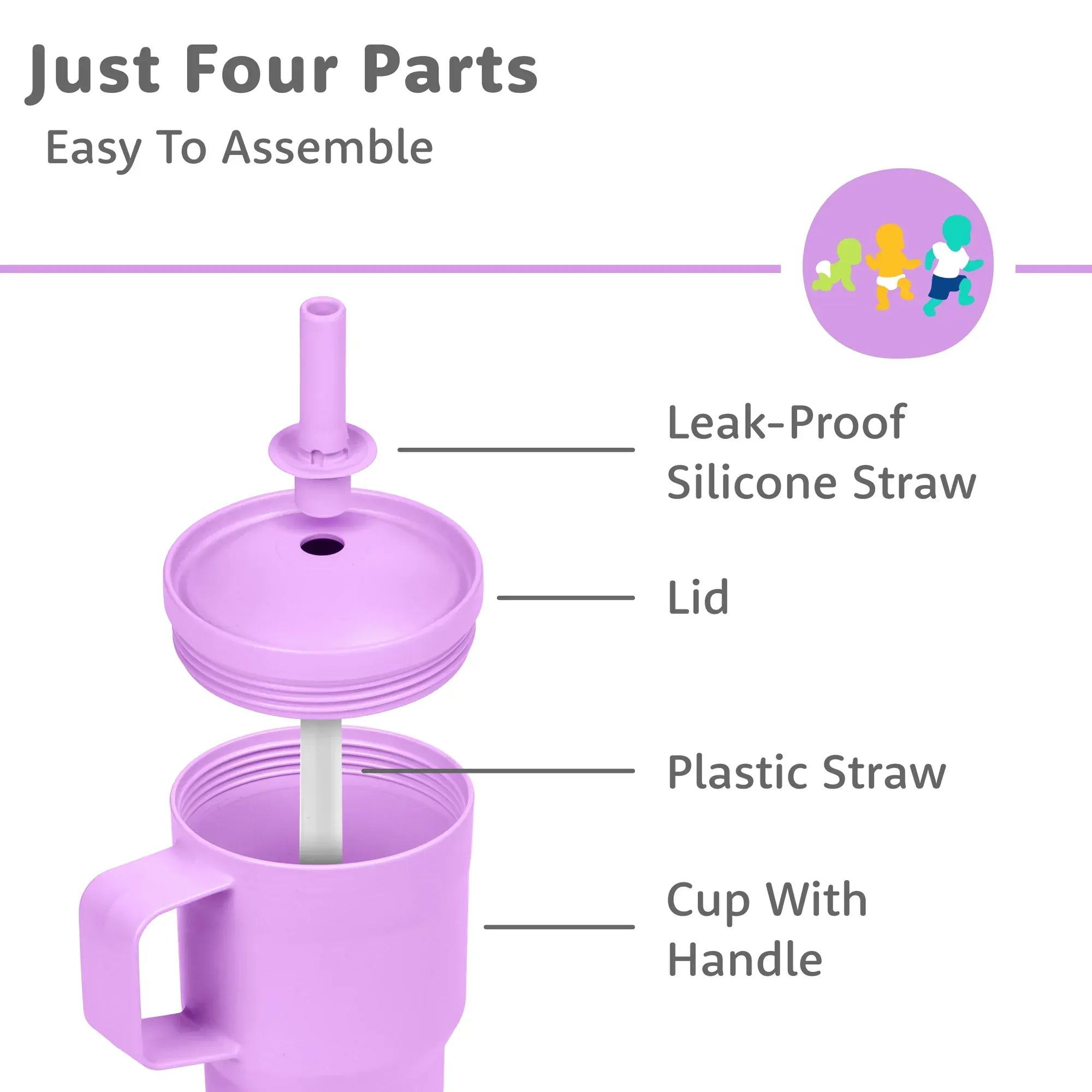 10 oz Mini Tumbler - Sky Blue RePlay Lil Tulips