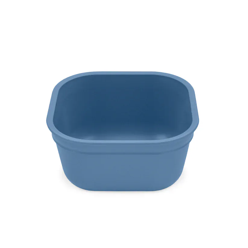 12 oz Square Bowl USA Made - Denim RePlay Lil Tulips