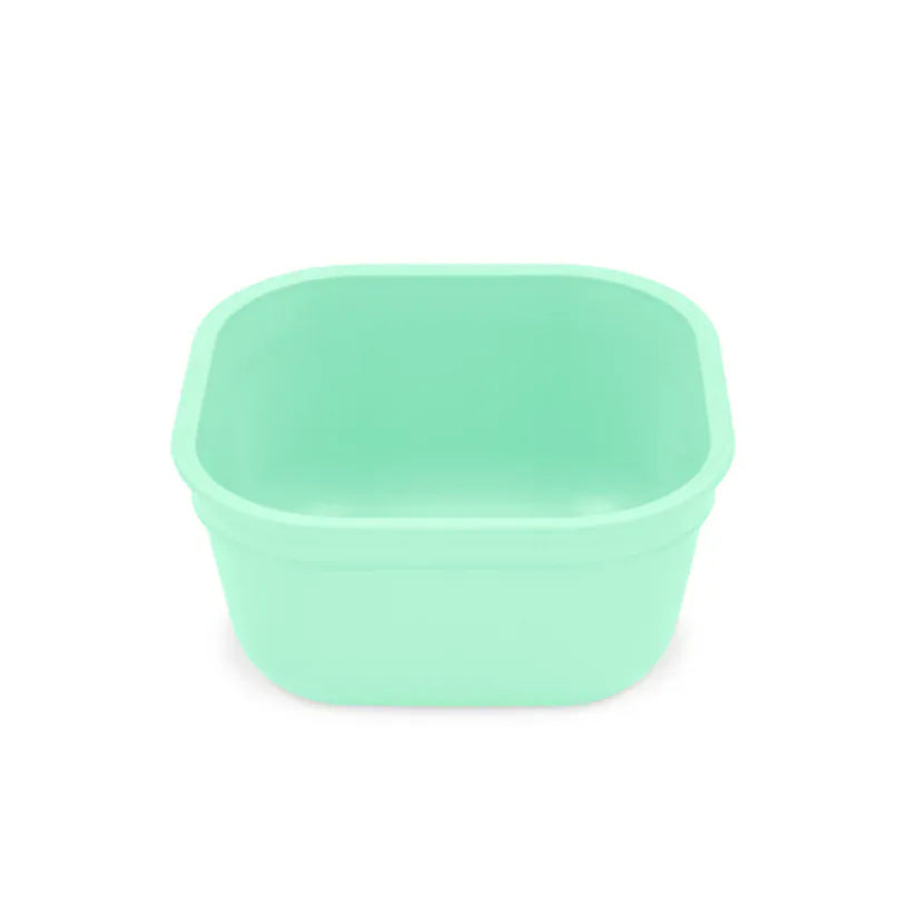 12 oz Square Bowl USA Made - Mint RePlay Lil Tulips