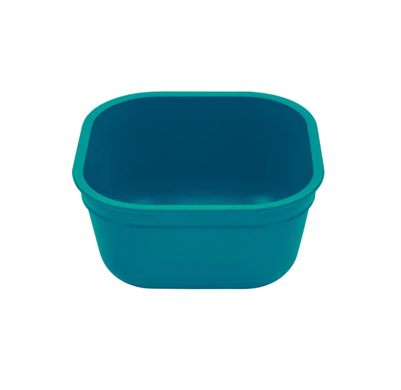 12 oz Square Bowl USA Made - Teal RePlay Lil Tulips