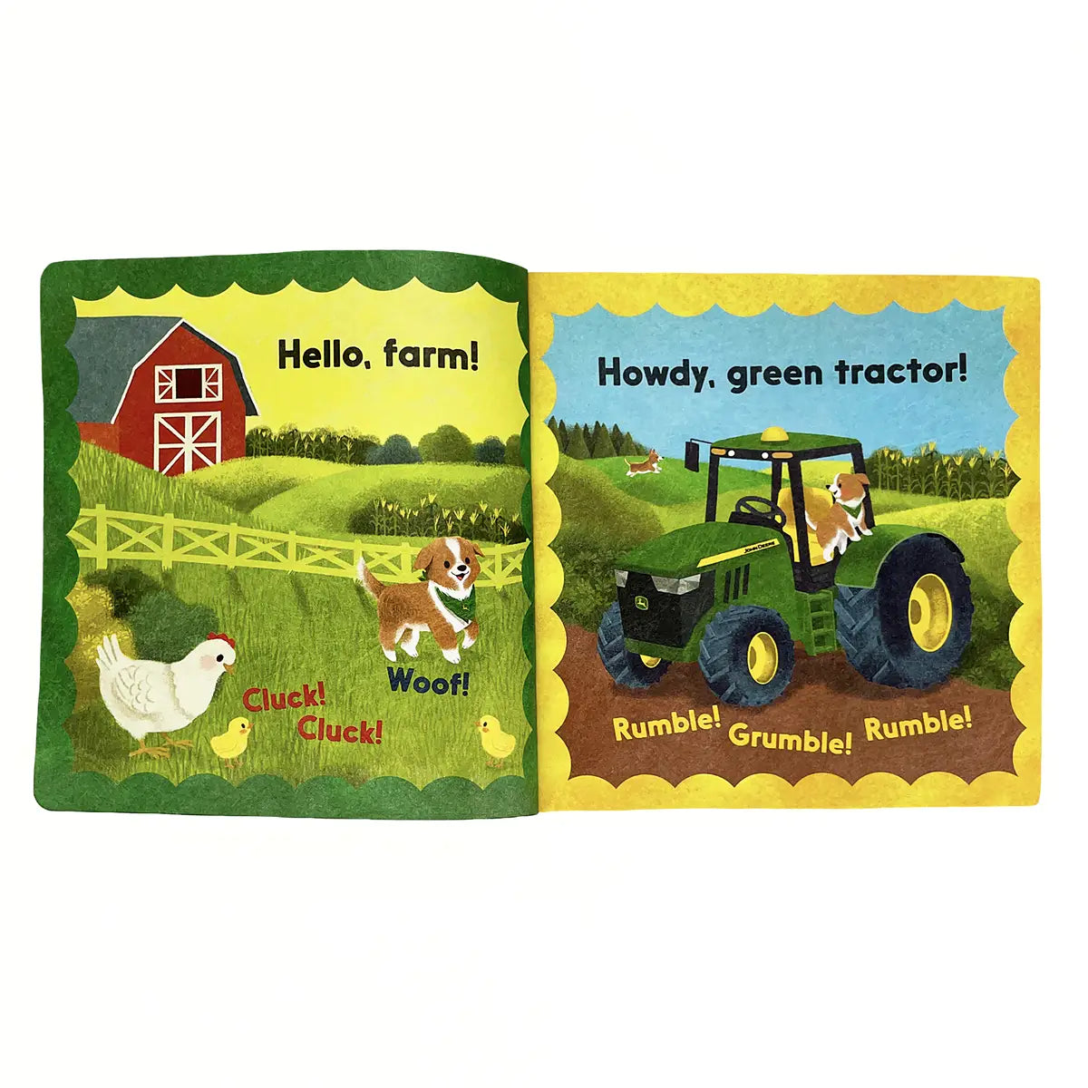 John Deere Kids Hello, Farm! Tuffy Teether Book