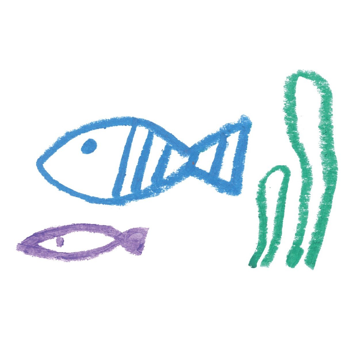 Kitpas Bath Crayons 3 Colors - Coral