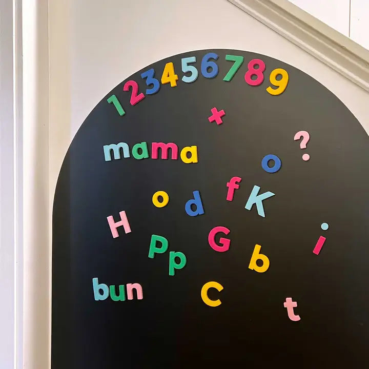 2" 130pc Rainbow Adventure Magnetic Letters The Type Set Co. Lil Tulips