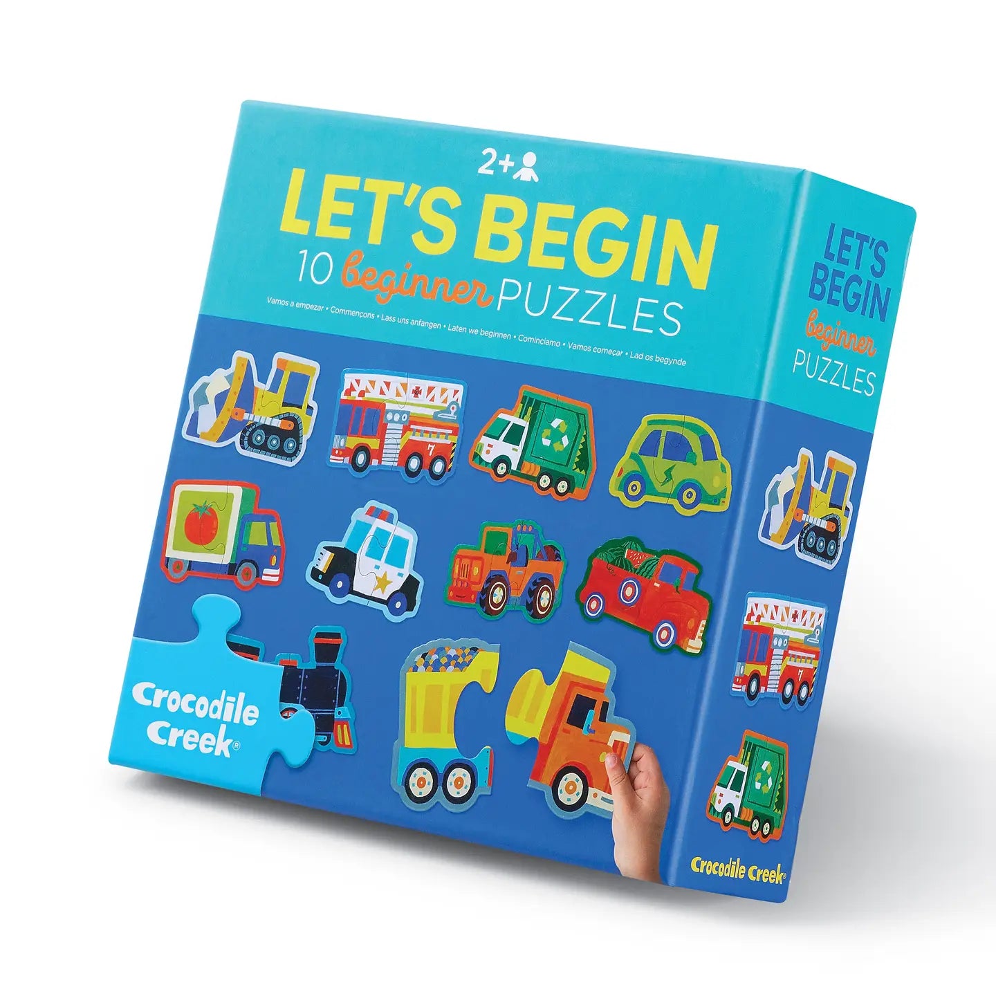 2-Piece Let's Begin Puzzle - Vehicles Crocodile Creek Lil Tulips