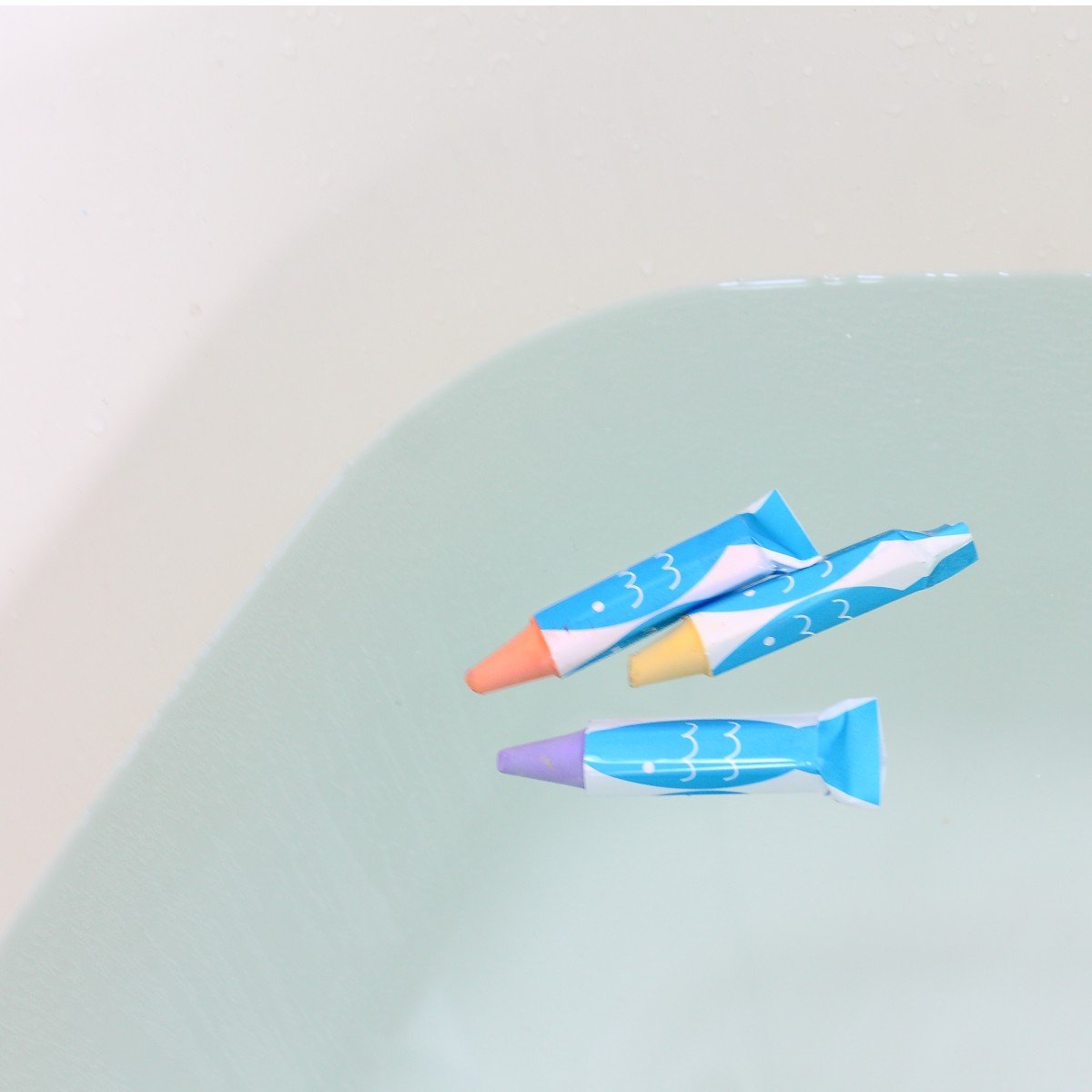 Kitpas Bath Crayons 3 Colors - Coral