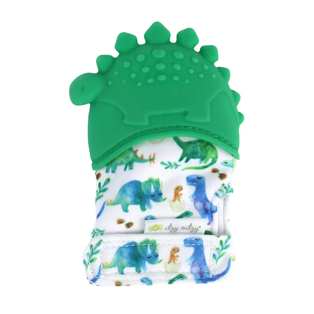 Itzy Mitt™ Silicone Teething Dinosaur