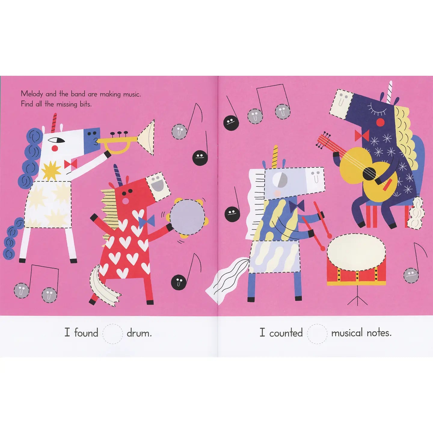 Missing Bits Stickers: Unicorns