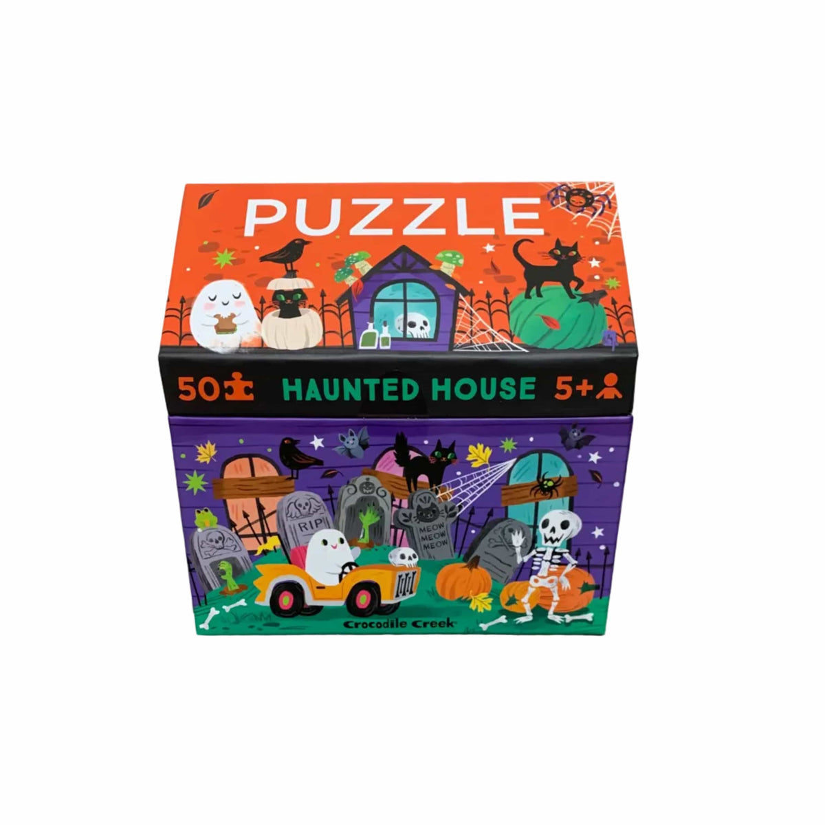50-Piece Puzzle - Haunted House Crocodile Creek Lil Tulips