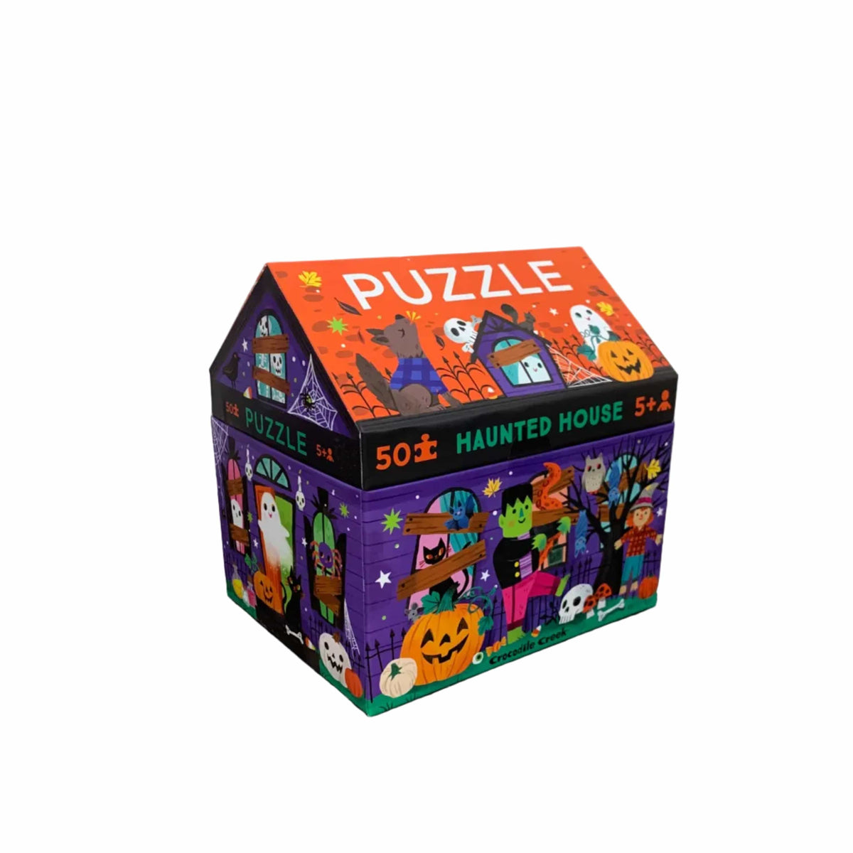 50-Piece Puzzle - Haunted House Crocodile Creek Lil Tulips