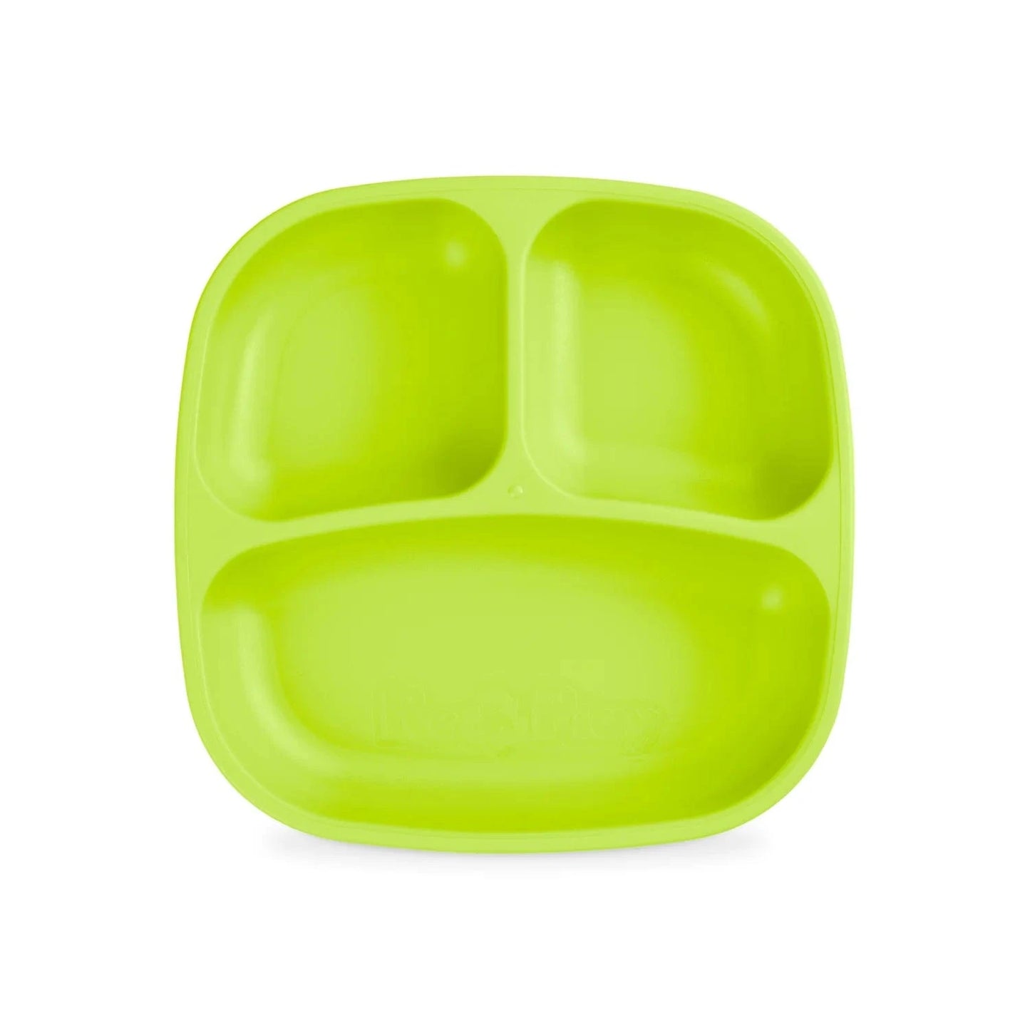 7" Divided Plate Lime Green RePlay Lil Tulips