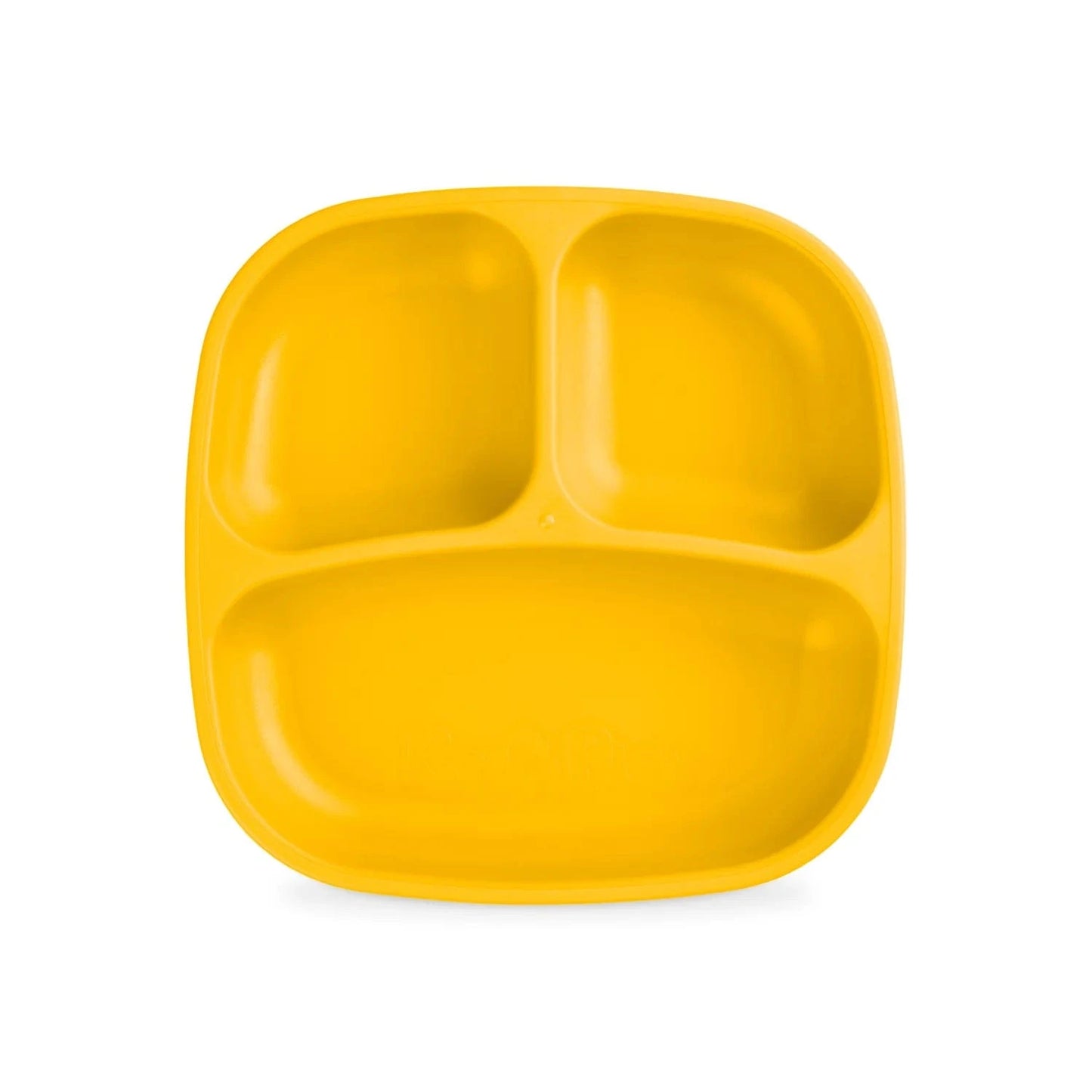 7" Divided Plate Sunny Yellow RePlay Lil Tulips