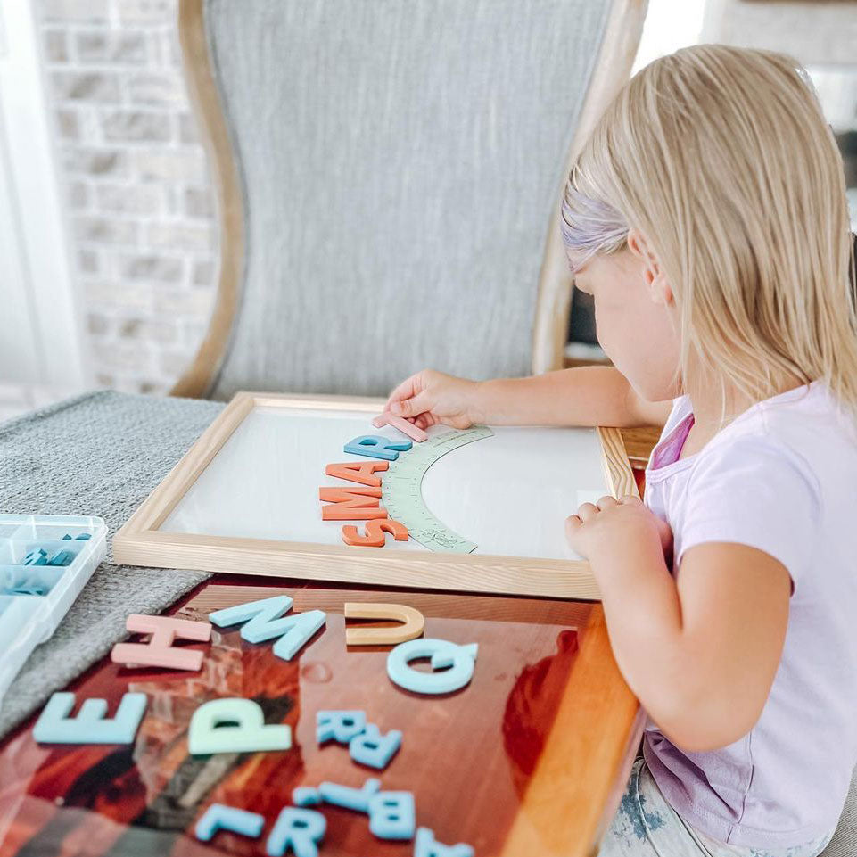 2" 36pc Rainbow Dream Magnetic Letters