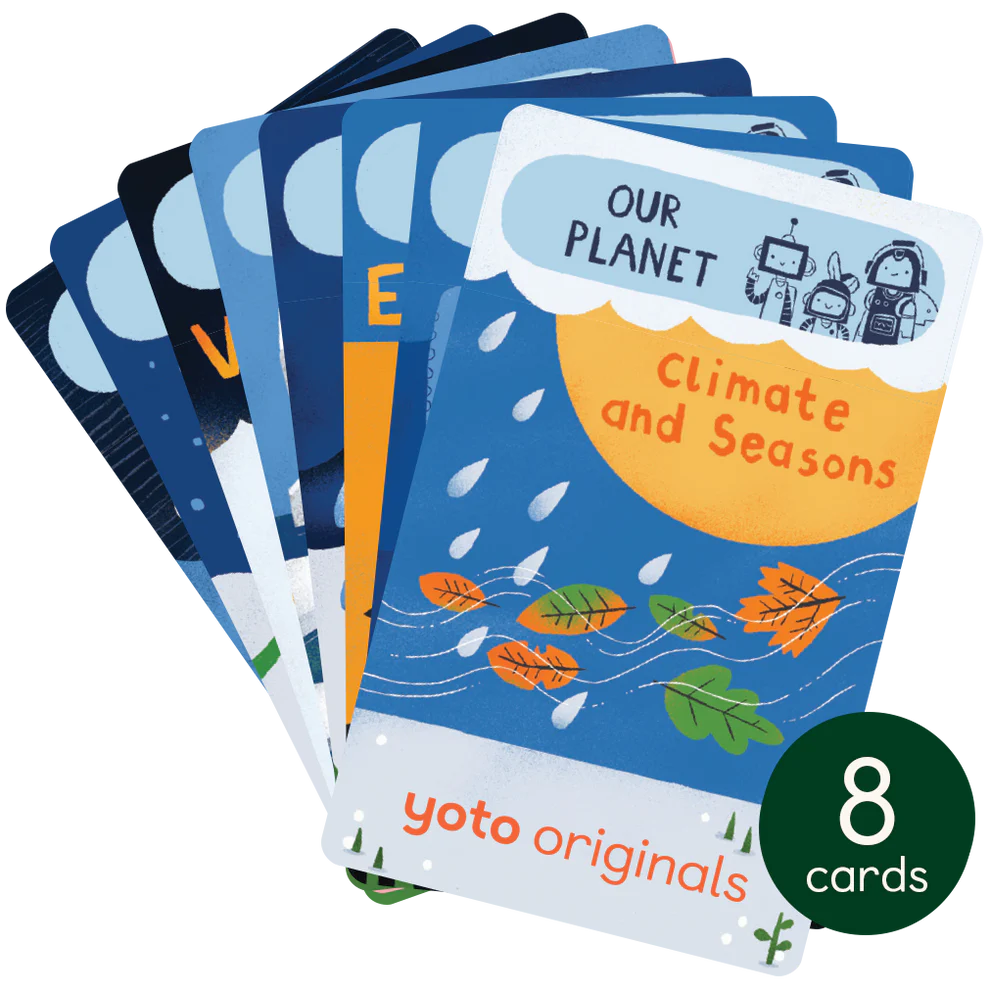 BrainBots: Our Planet - 8 Audiobook Cards