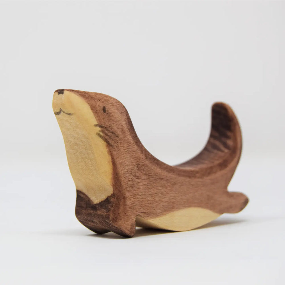 Wooden Swimming Otter