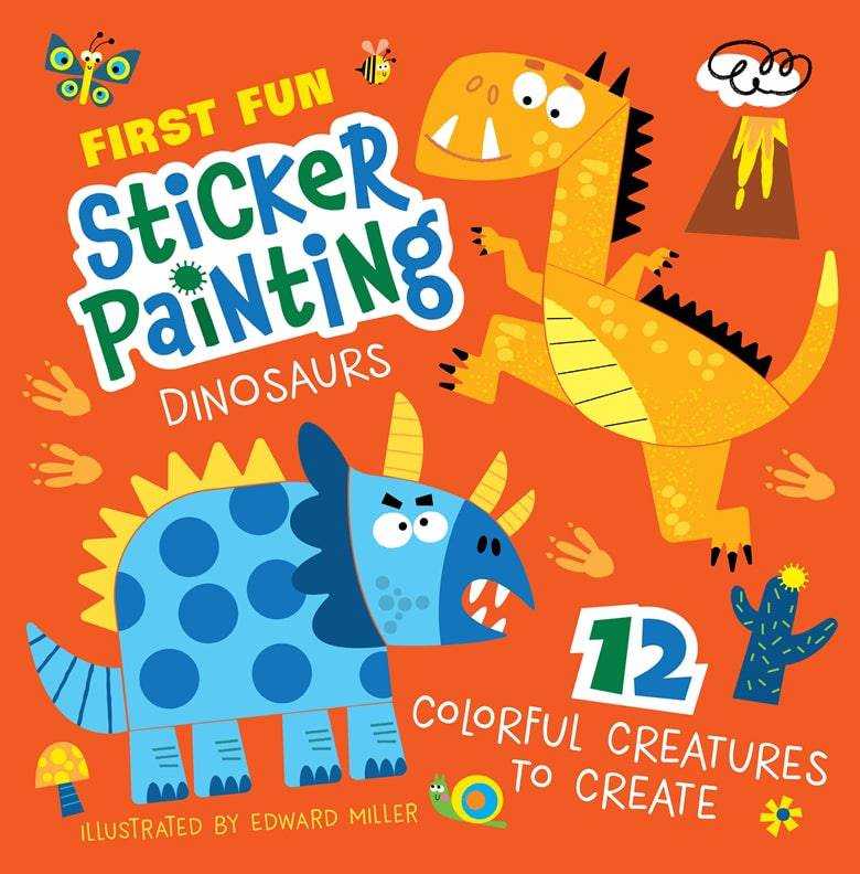 First Fun Sticker Painting: Dinosaurs cover - Fox Chapel Publishing