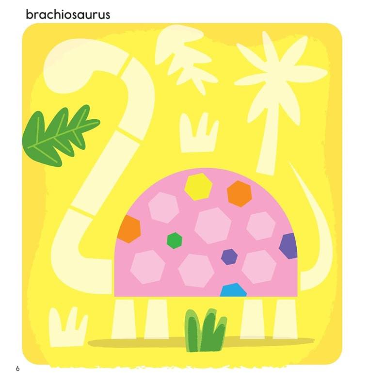 First Fun Sticker Painting: Dinosaurs inside pages - Fox Chapel Publishing