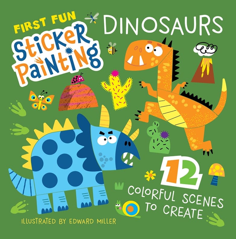 First Fun Sticker Painting: Dinosaurs inside pages - Fox Chapel Publishing