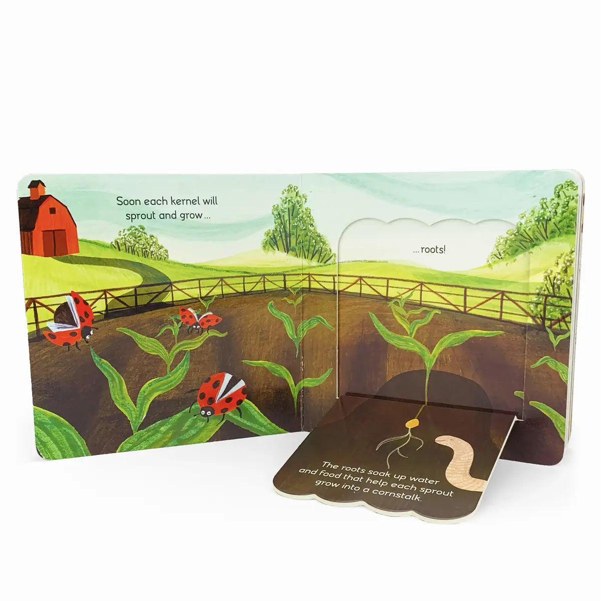 John Deere Kids Plant & Grow Farm Lift A Flap Board Book