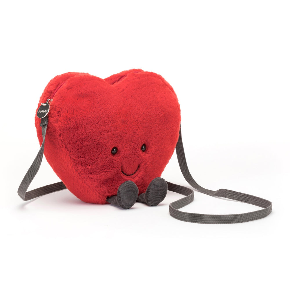 Amuseable Red Heart Bag