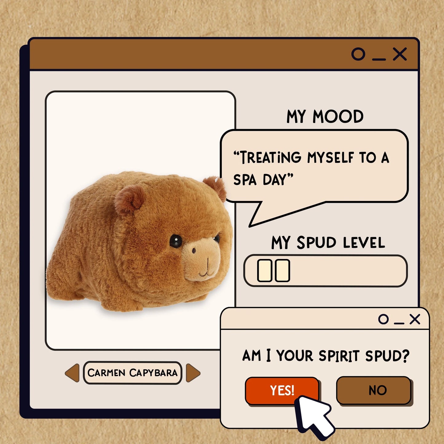 Spudsters™ - 10" Carmen Capybara™