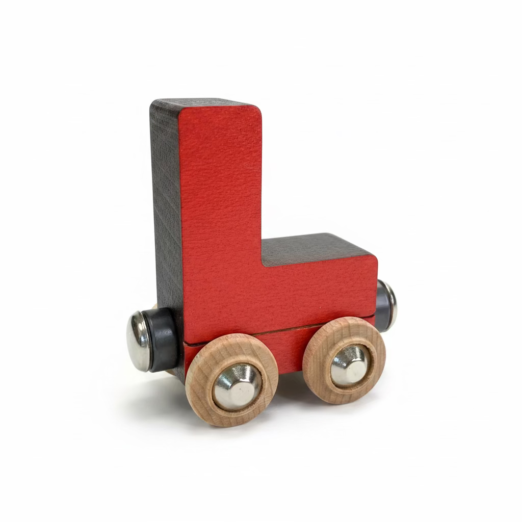Name Train Letter L - Red