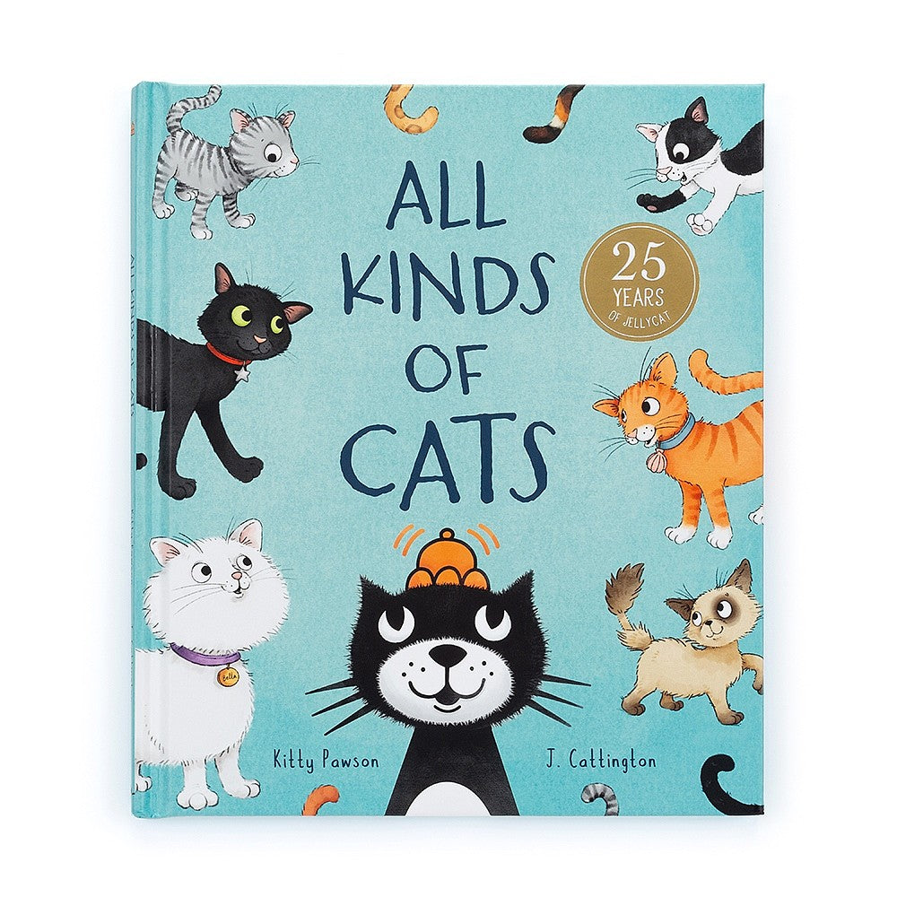 All Kinds Of Cats Book And Jellycat Jack Bundle