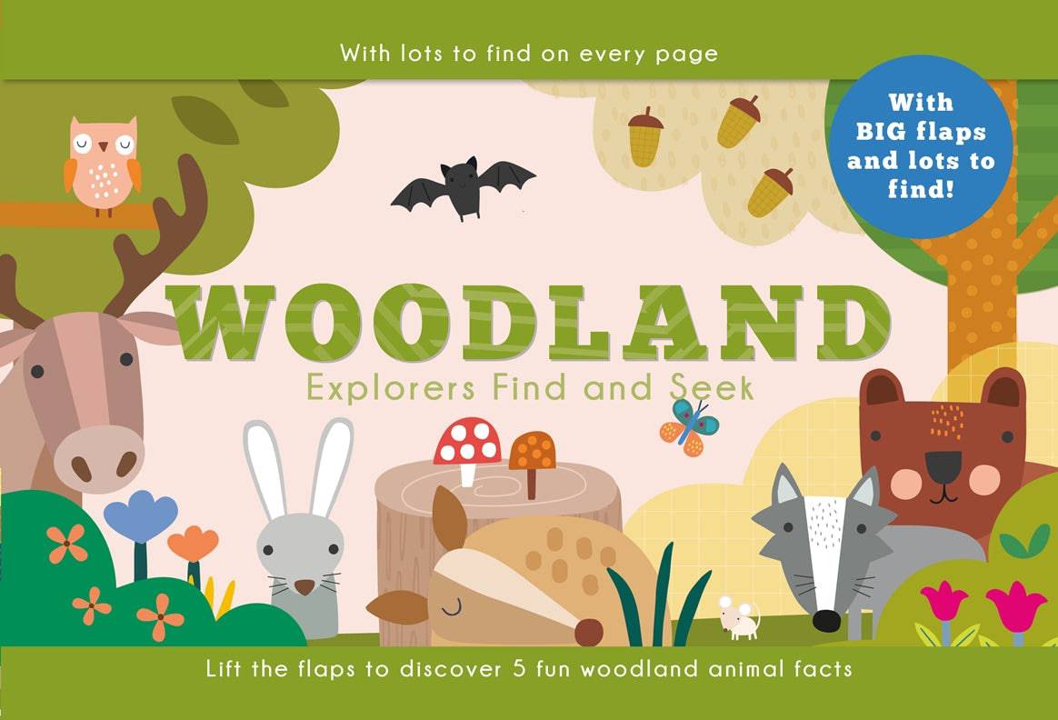 Woodland Explorers Find and Seek cover - Fox Chapel Publishing