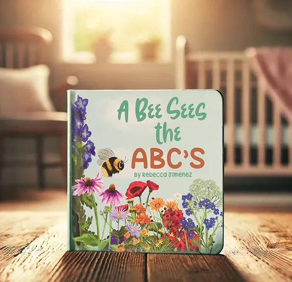 A Bee Sees the Abc's Baby Board Book Bowzey Lil Tulips