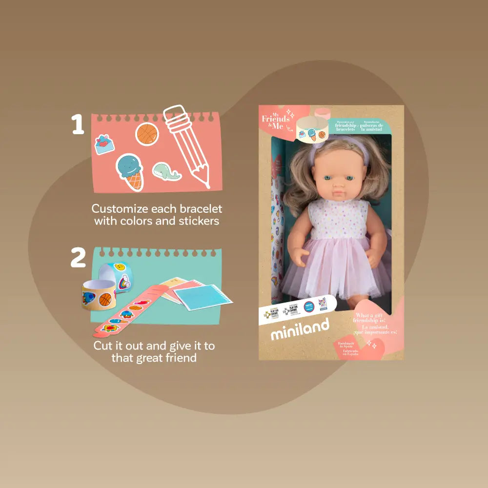 My Friends & Me Dark Blonde Caucasian Doll 15"