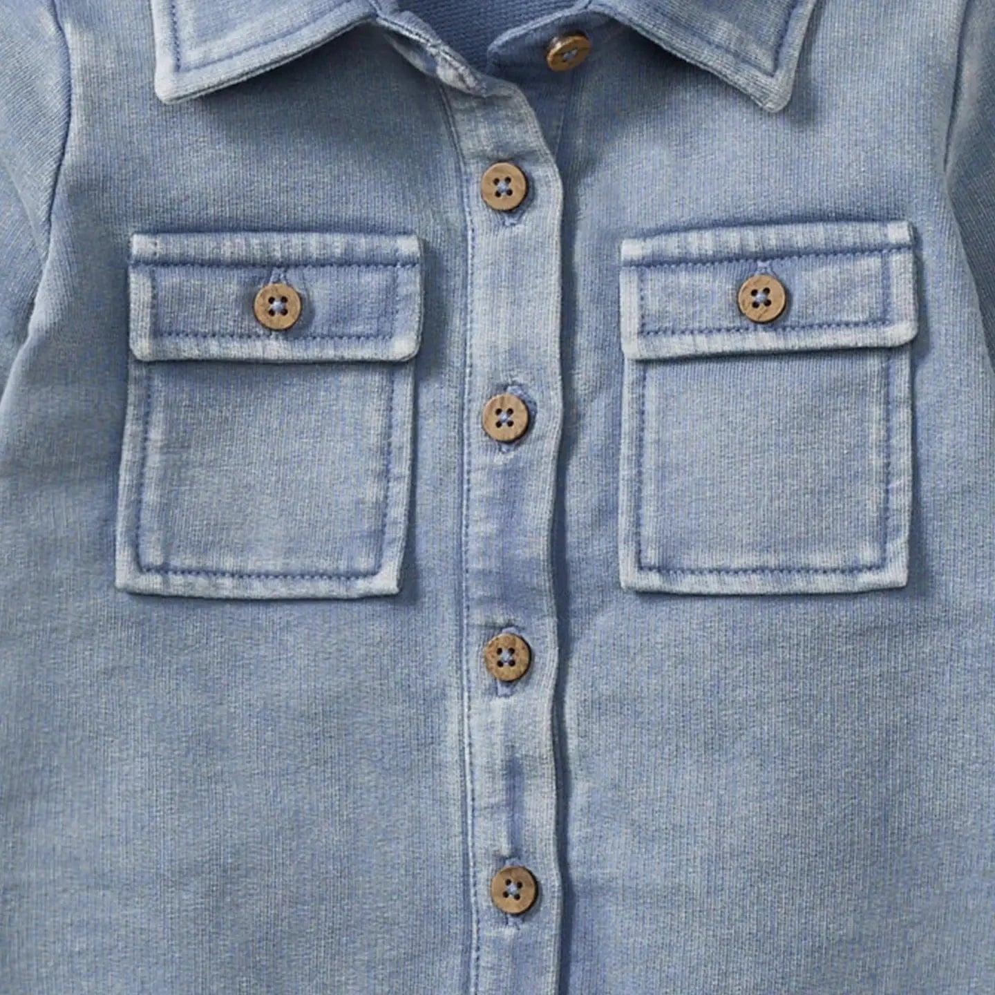 Acid Wash Infant Jumpsuit Burt's Bees Baby Lil Tulips