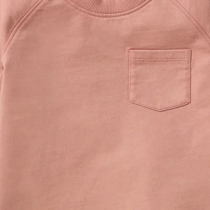 Acid Wash Pocket Tee & Shorts Set Burt's Bees Baby Lil Tulips