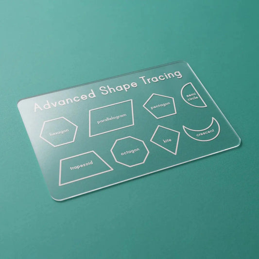 Acrylic Dry-Erase Tracing Board - Advanced Shapes The Type Set Co. Lil Tulips