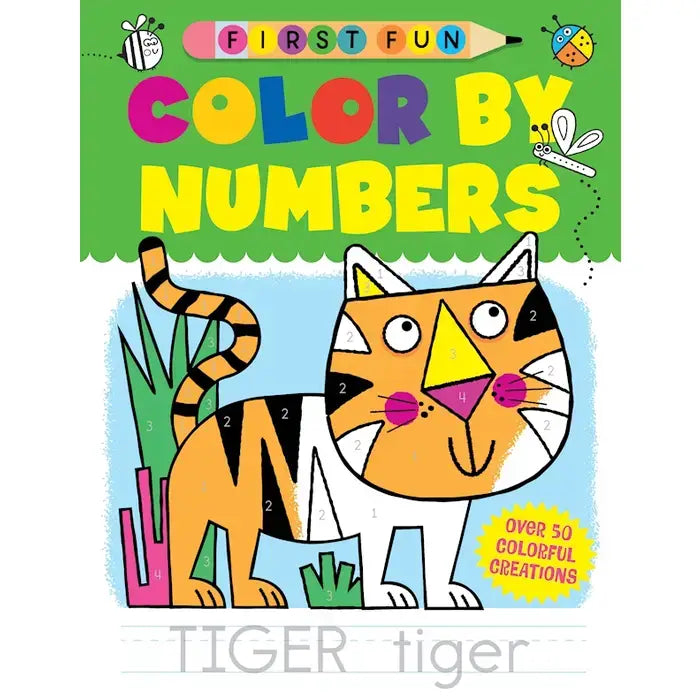 Activity Book : First Fun - Color By Numbers Wellspring Lil Tulips