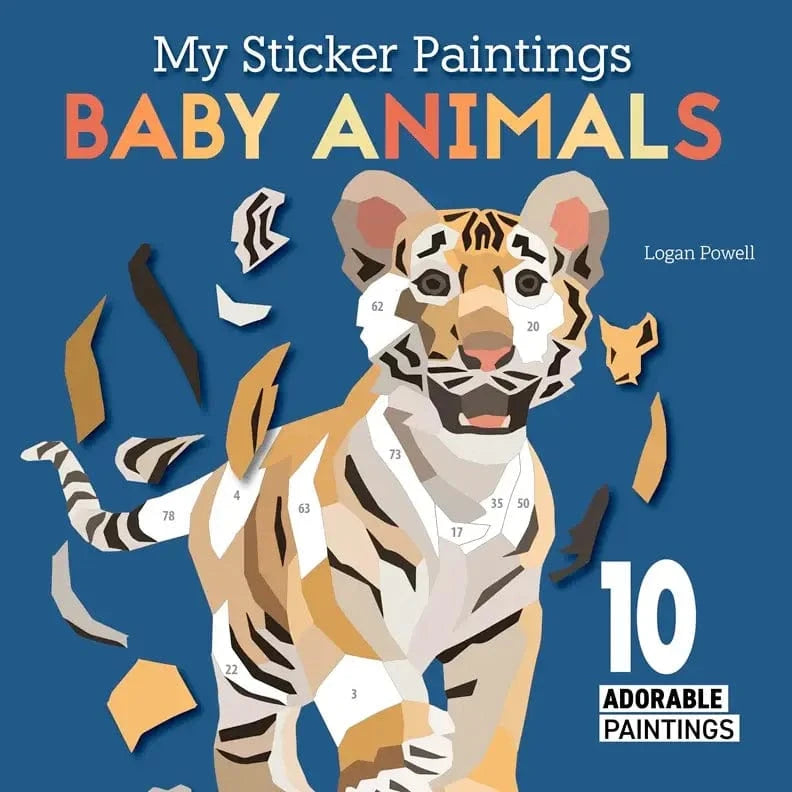 Activity Book - My Sticker Paintings: Baby Animals Wellspring Lil Tulips