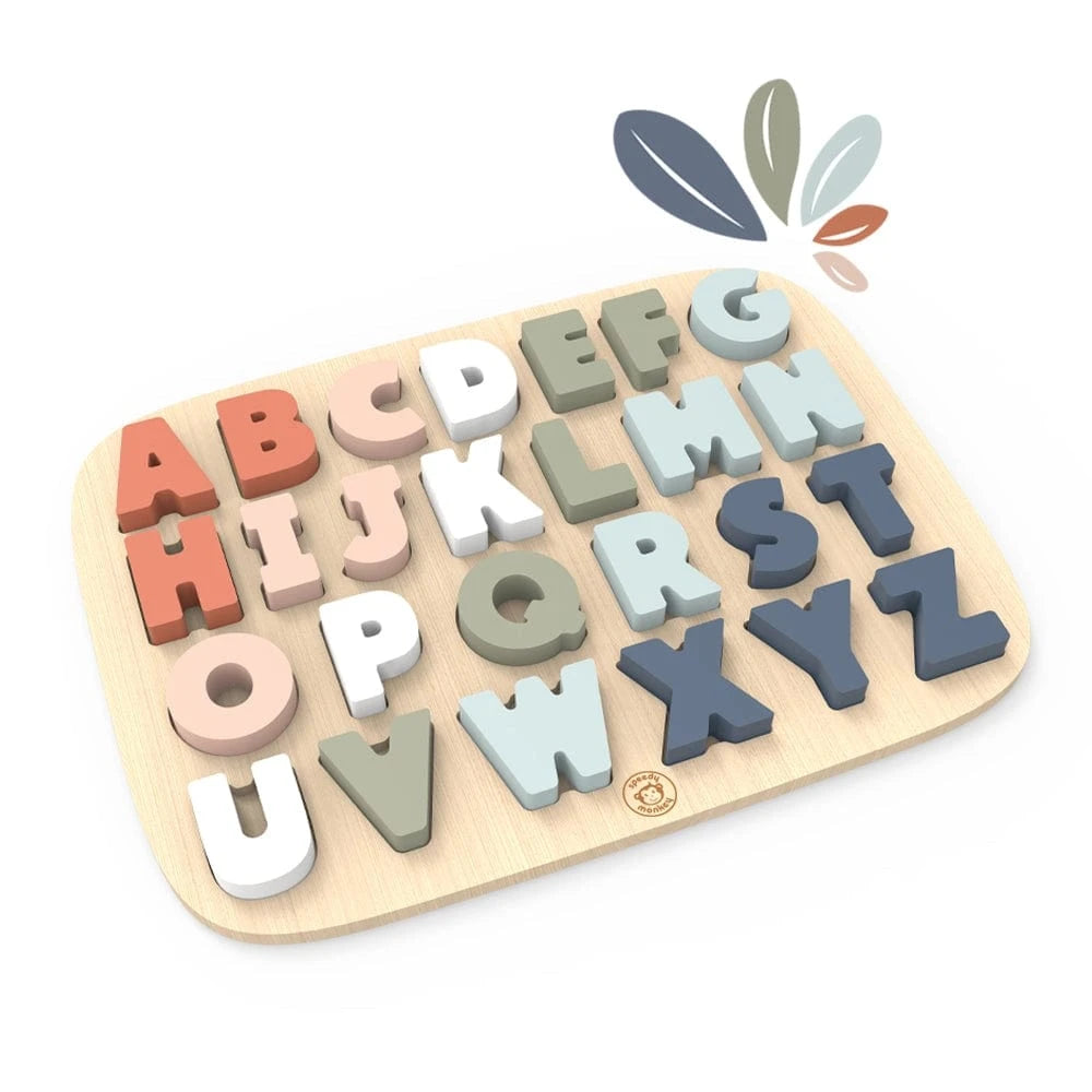 Alphabet Puzzle Speedy Monkey Lil Tulips