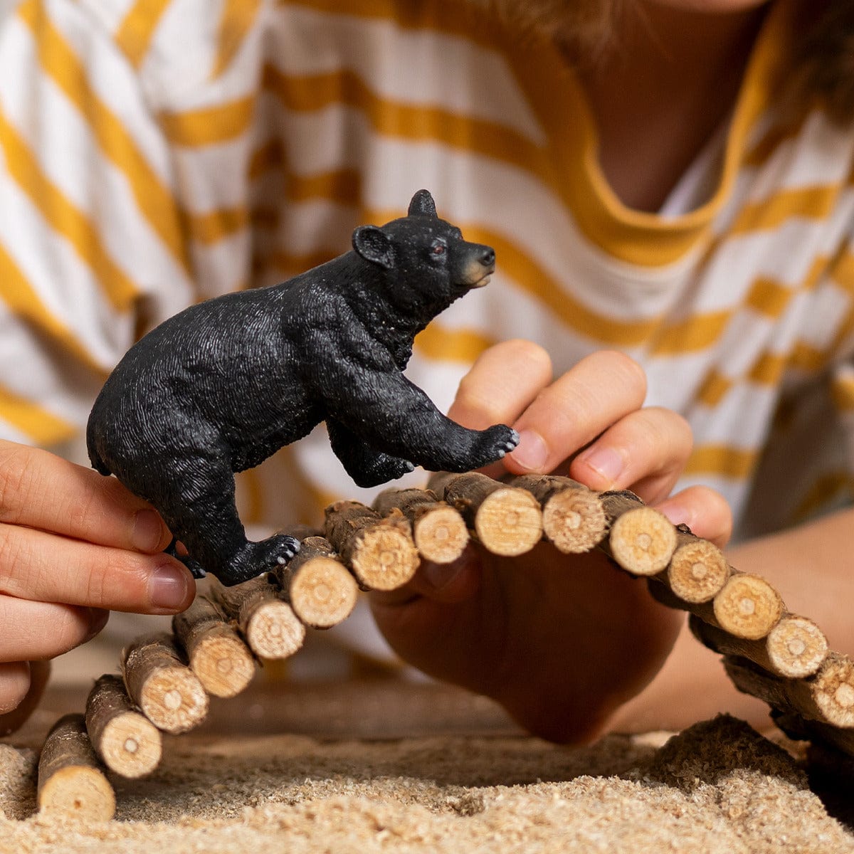 American Black Bear Animal Toy Schleich Lil Tulips