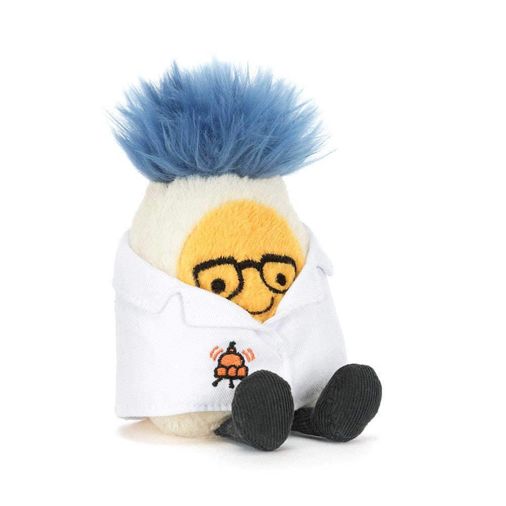 Amuseables Boiled Egg Scientist Outfit Jellycat Lil Tulips