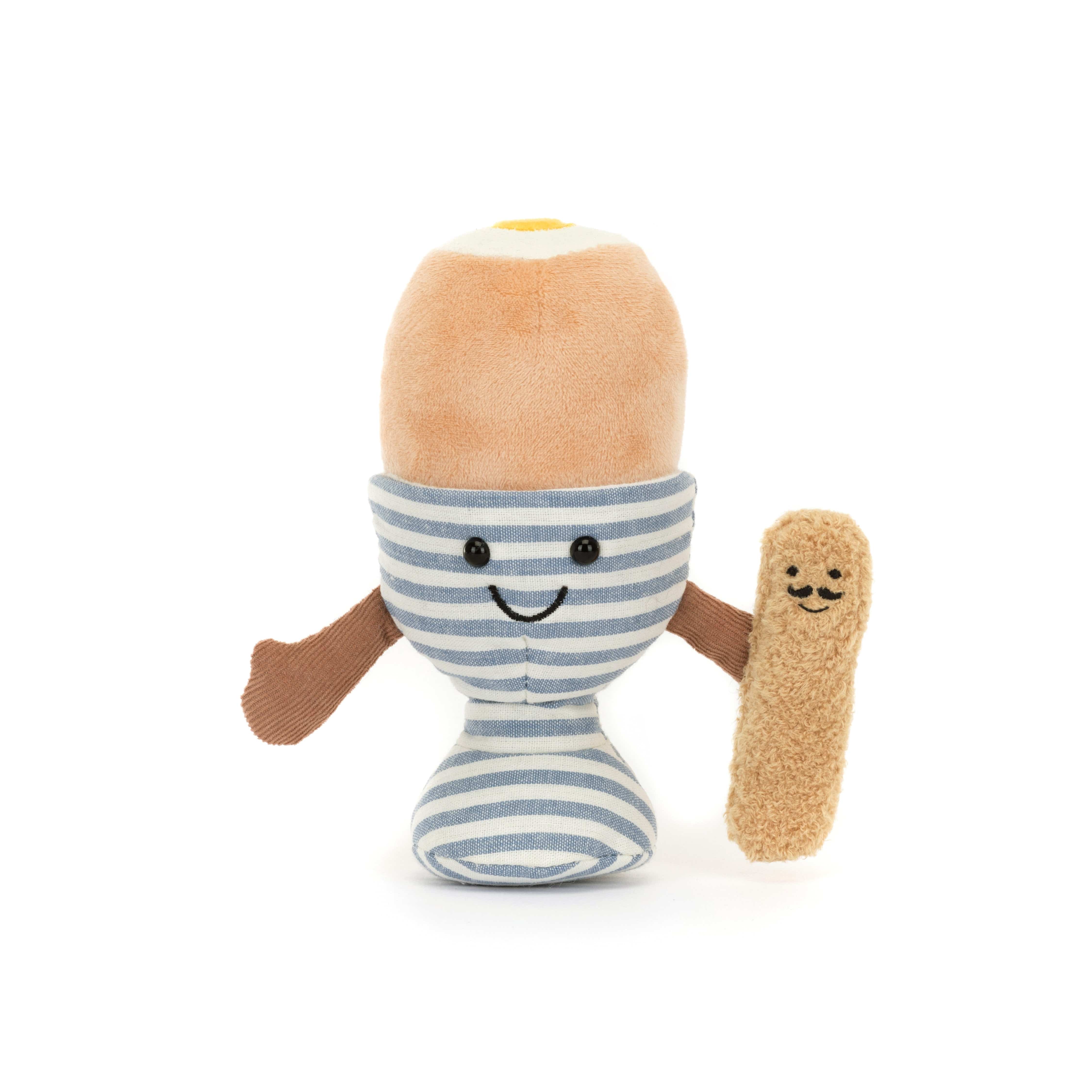 Amuseables Eggetha Egg & Lance Soldier Jellycat Lil Tulips