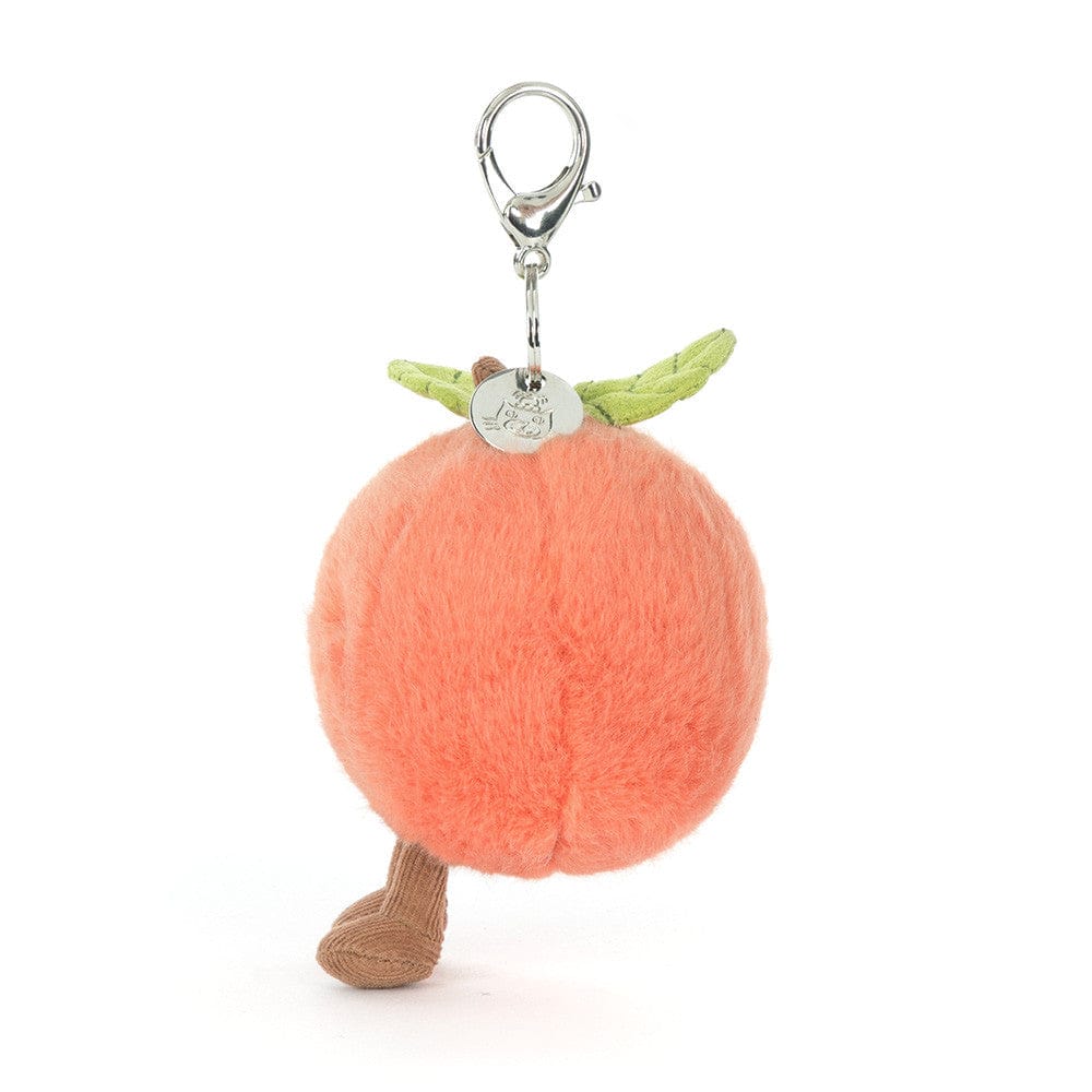 Amuseables Peach Bag Charm Jellycat Lil Tulips