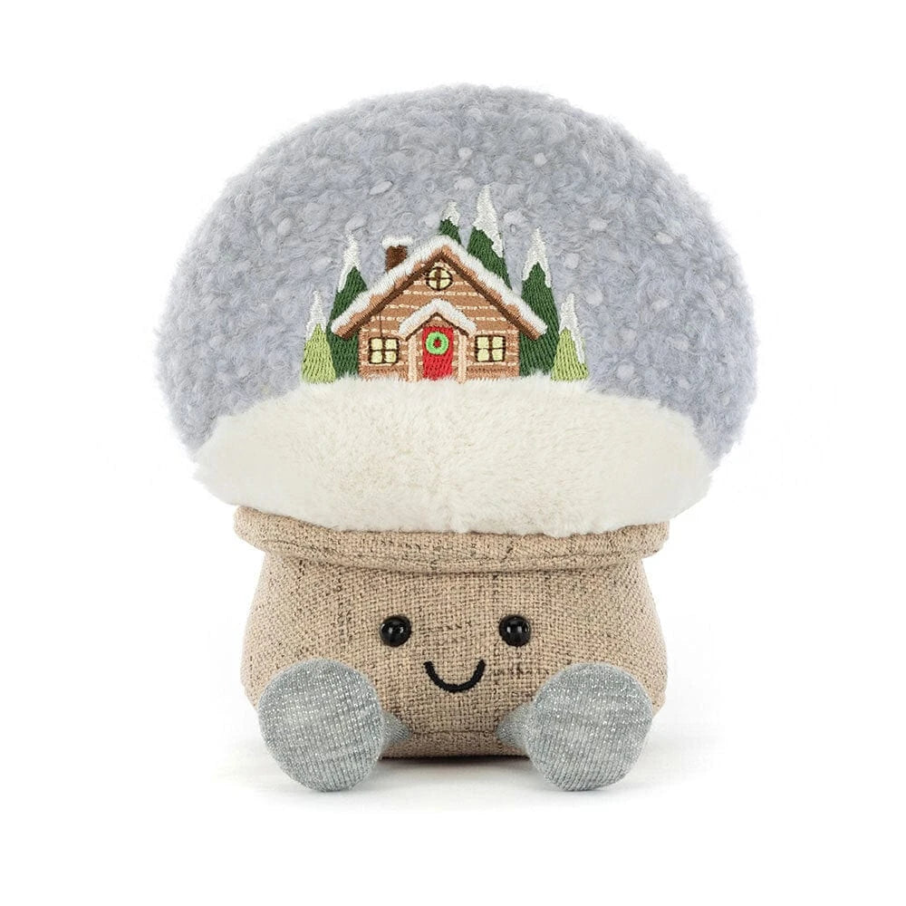 Amuseables Snow Globe Jellycat Lil Tulips