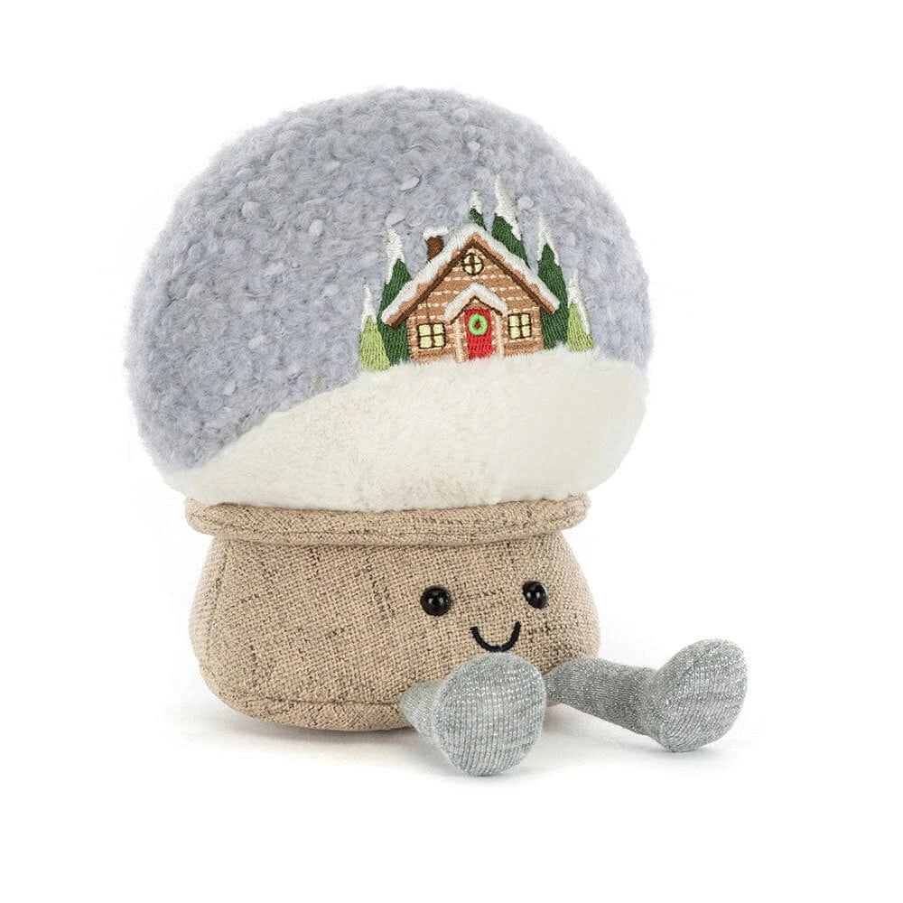 Amuseables Snow Globe Jellycat Lil Tulips