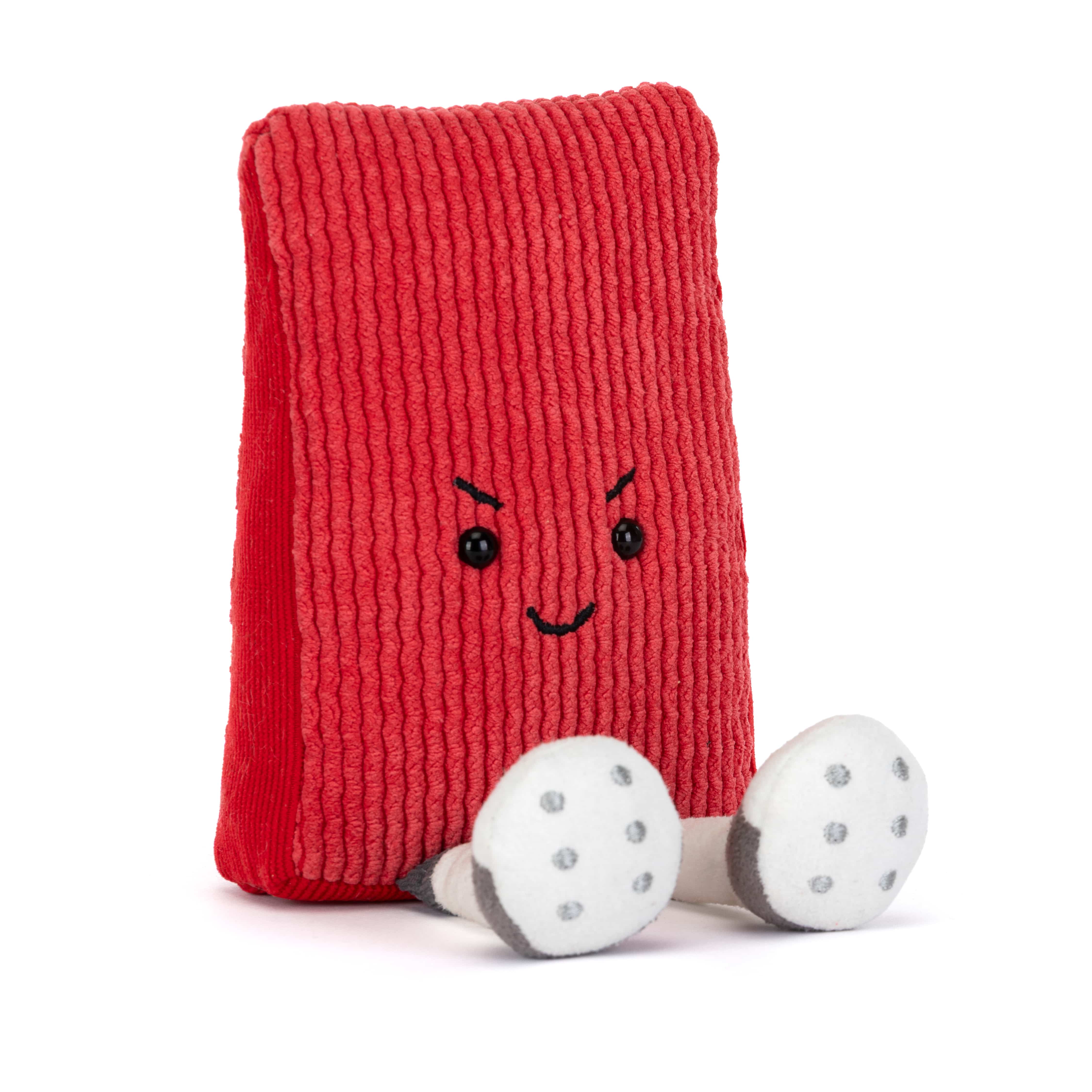 Amuseables Sports Fowla Red Card Jellycat Lil Tulips