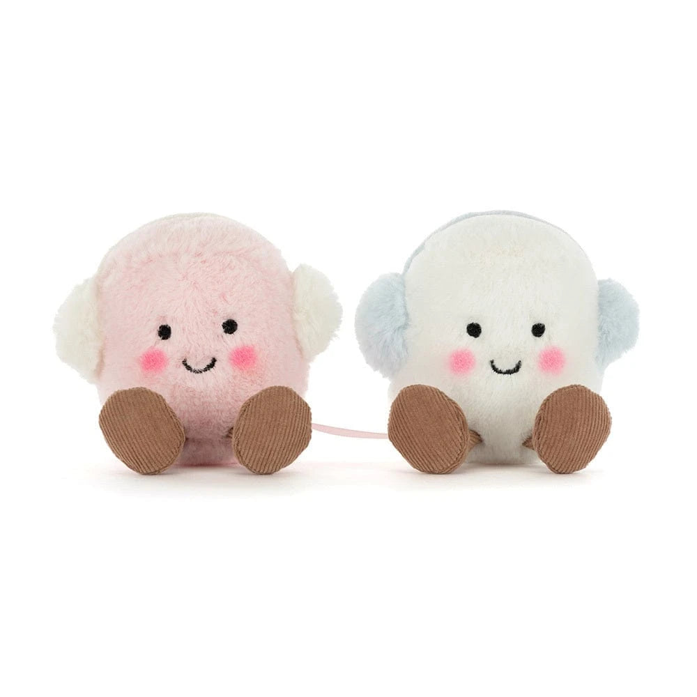 Amuseables Toastie Pink and White Marshmallows Jellycat Lil Tulips