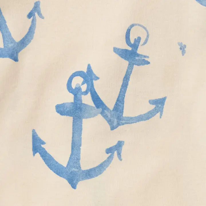 Anchors Organic Cotton Two-Piece Pajamas Burt's Bees Baby Lil Tulips