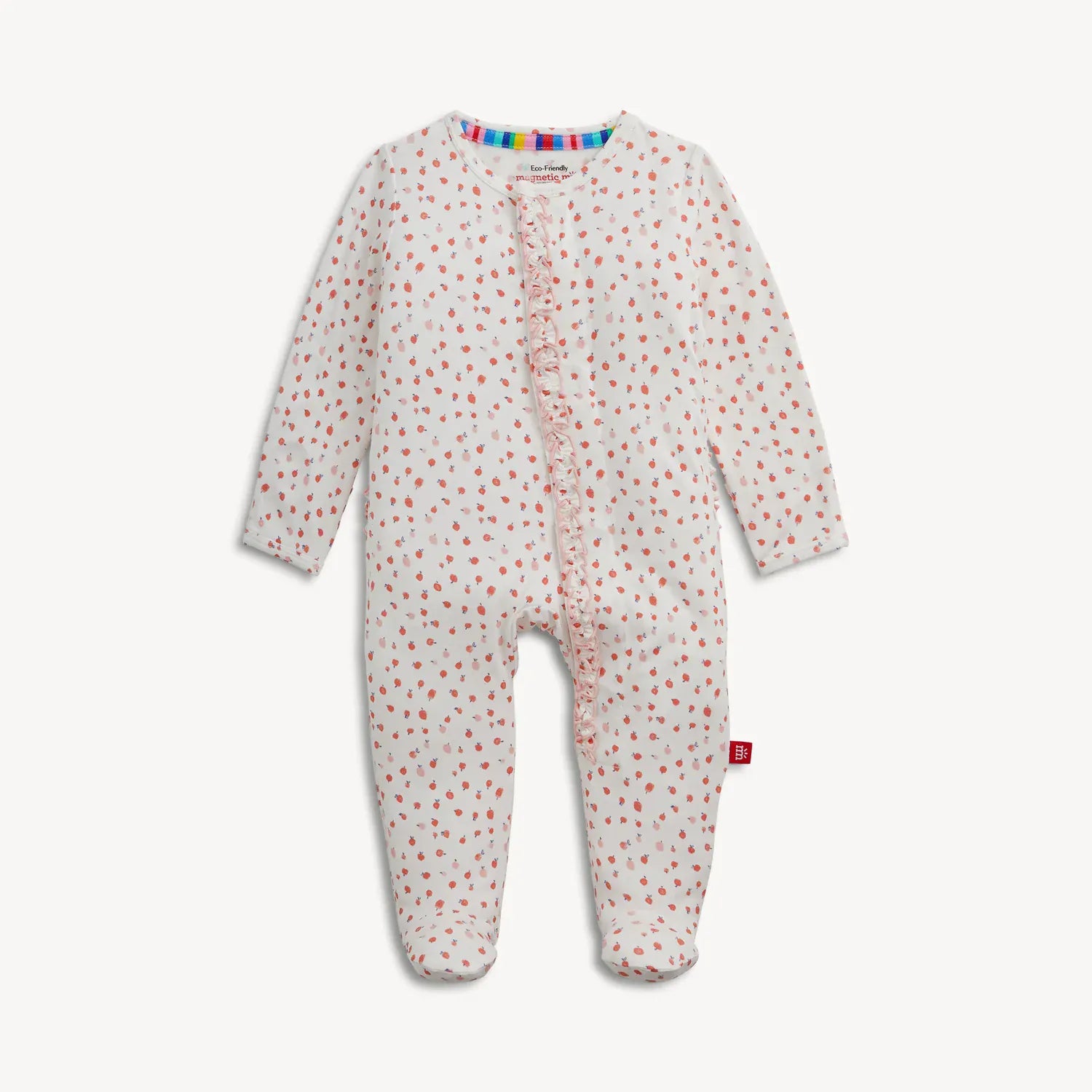 Apple Blossom with Ruffles Magnetic Footie Magnetic Me Lil Tulips