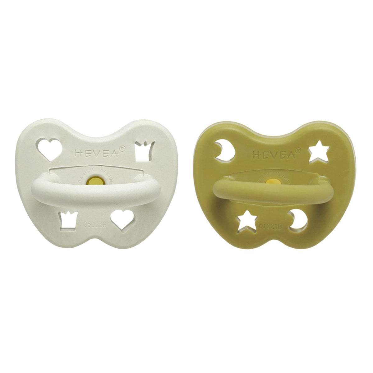 Archipelago Coziness Round Pacifiers – 3–36 Months (2-Pack) Hevea Lil Tulips