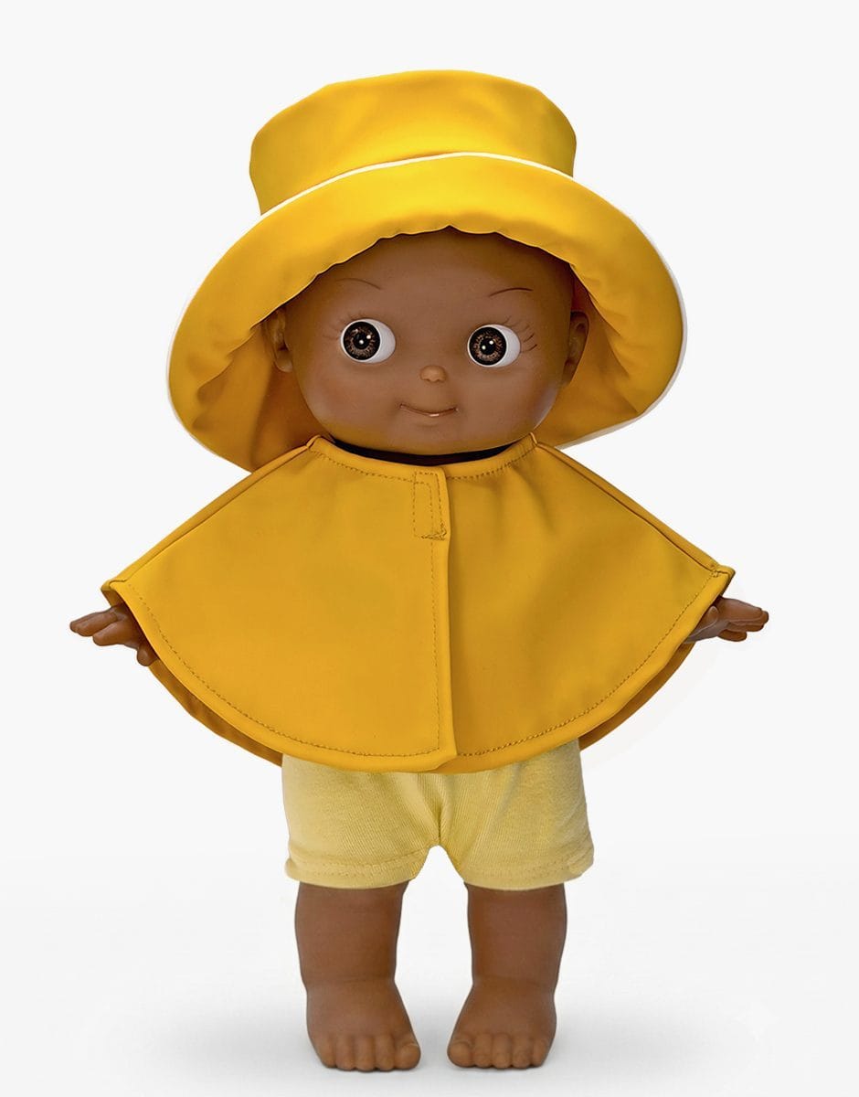 Arsene Mini Panchas Doll - Yellow Rain Outfit Minikane Lil Tulips